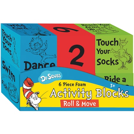 Eureka Dr. Seuss Roll + Move Foam Activity Blocks 867568
